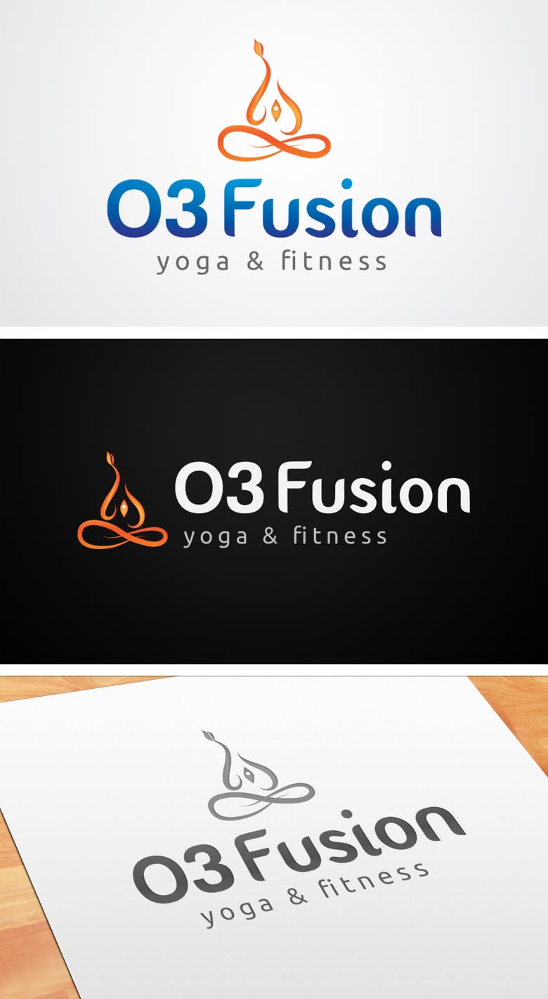 Logo concept for a Yoga & Fitness Center
