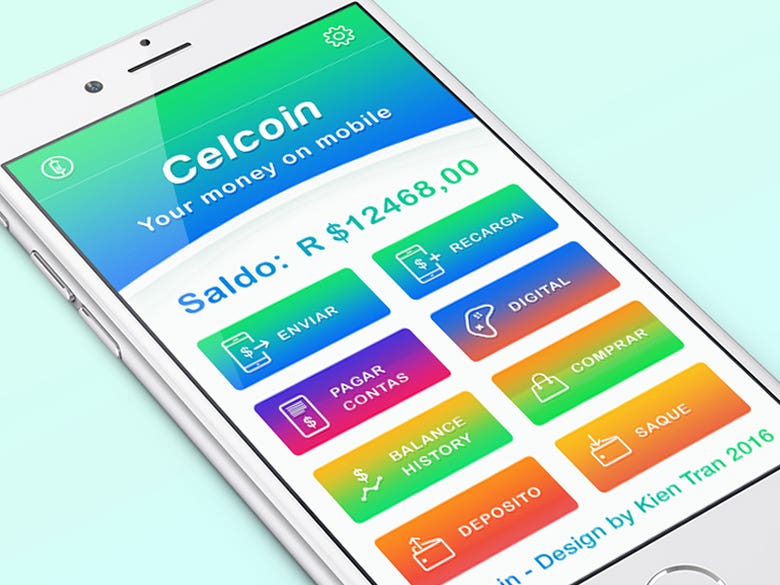 UI, UX, iOS, Android Dev for Celcoin - Money on your mobile
