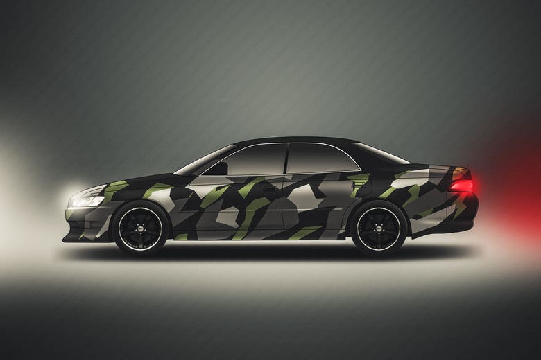 Car Wrapping Design & visualisation
