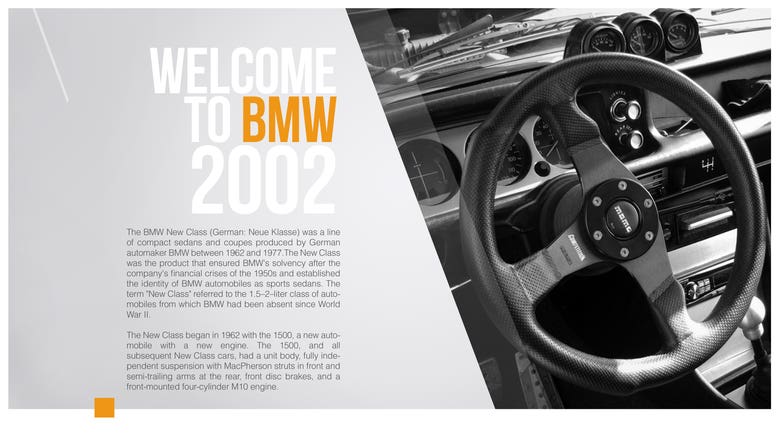 BMW 2002 presentation