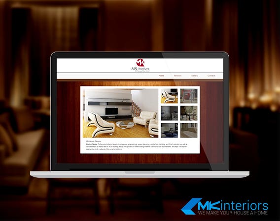 Website for Interior Designing company