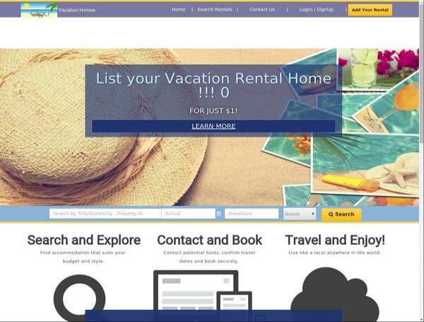 Responsive vacation rental portal