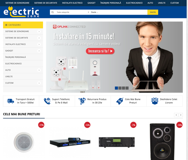 Electric Zone - Mangeto E-Commerce