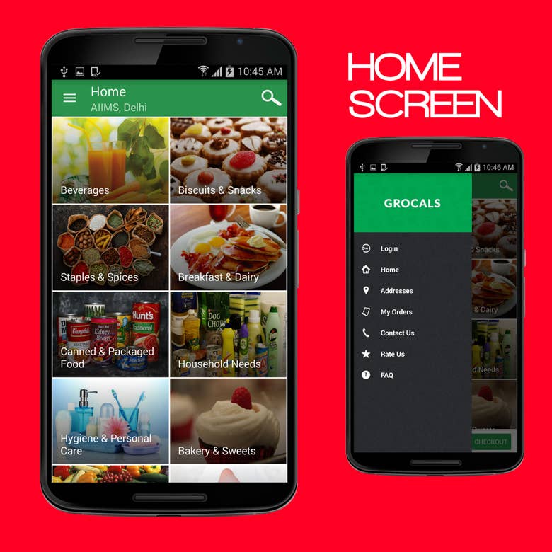 Grocals - Online Grocery Shopping App