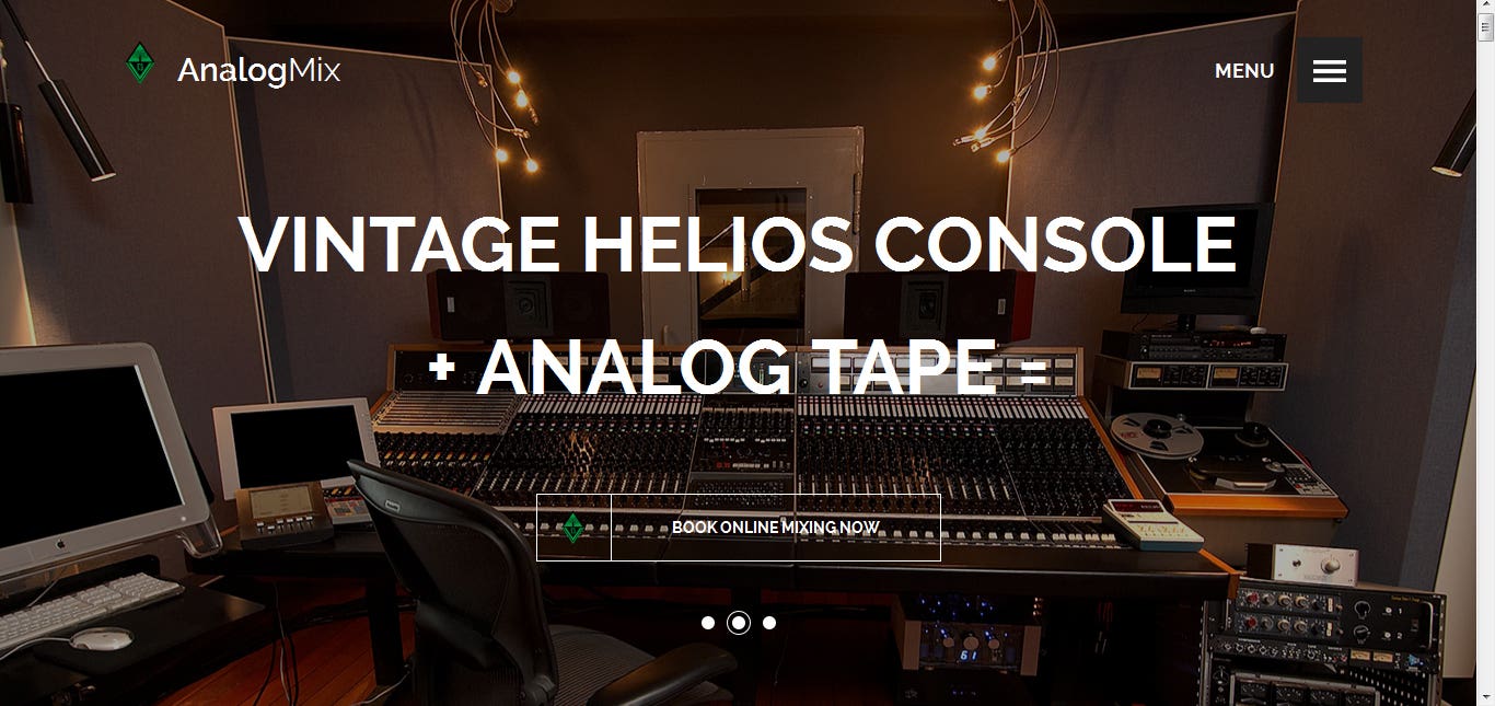 Analog Mixing Website