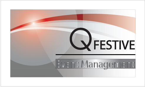 Business card design - Q festive Event Management