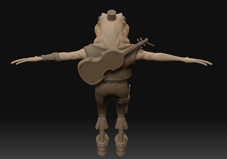Low Poly character for a gamming competition