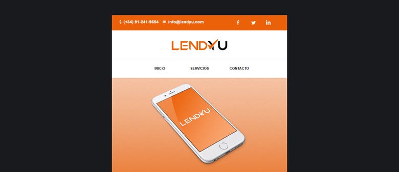 Email Template for LENDYU