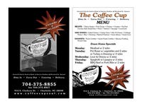 Marketing Flyer - The Coffee Cup Restaurant