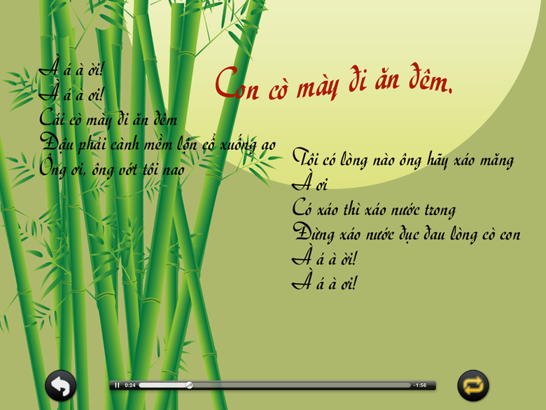 Traditional VietNamese lullaby