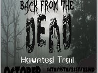 Flyer for "Haunted Trail" Event