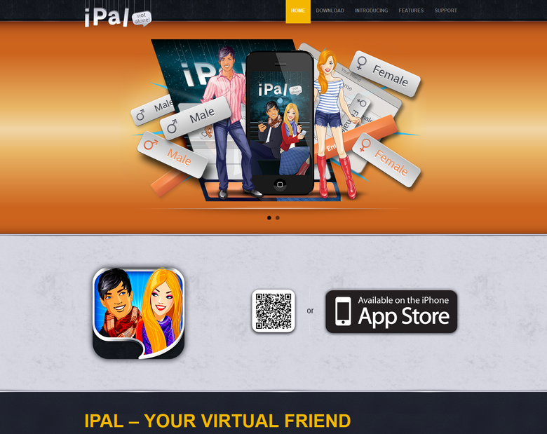 iPal - virtual friend for iPhone
