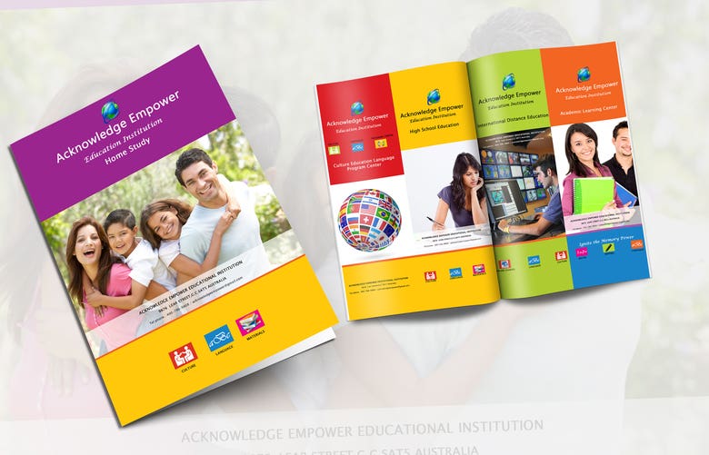 Brochure for educational institute