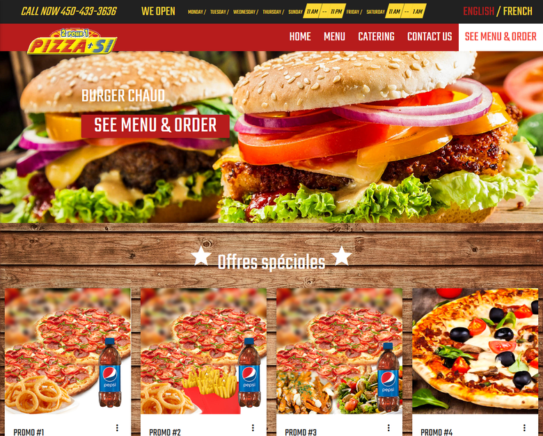 www.pizza-si.com Website