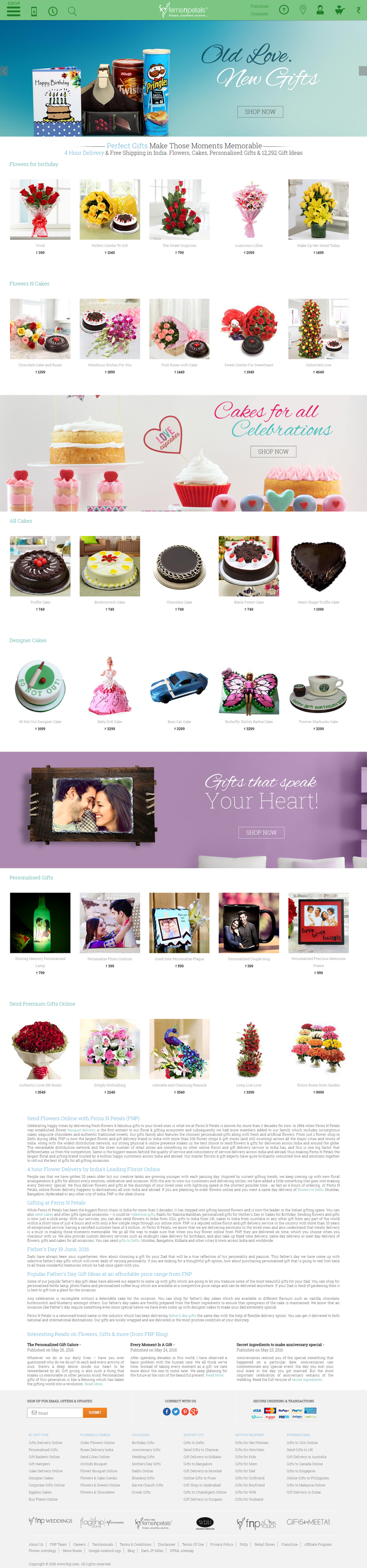 Flower selling eCommerce Web site