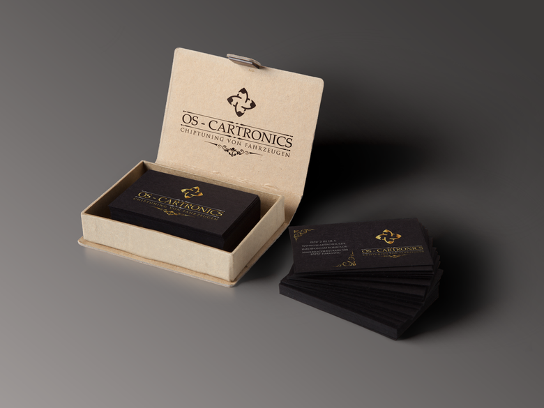 OS Cartonics logo and visitcard design contest