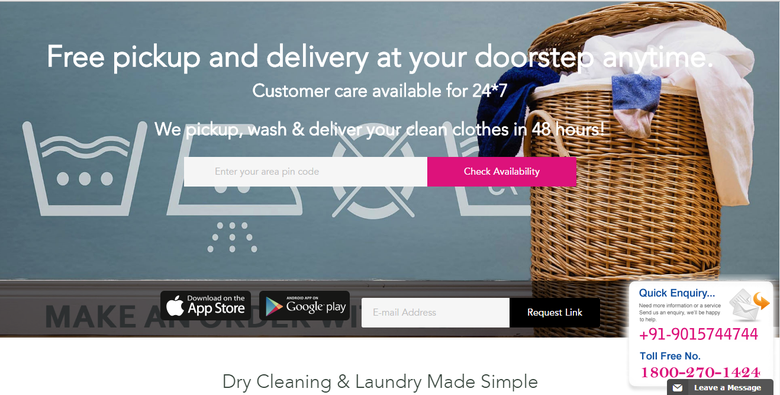 Laundry website(DDL MART)