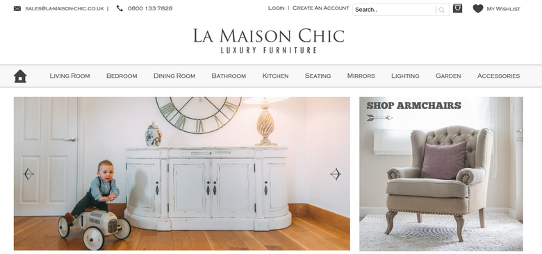 La-maison-chic- ECommerce Website