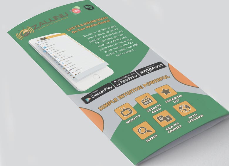 Zalunu Mobile App Brochure