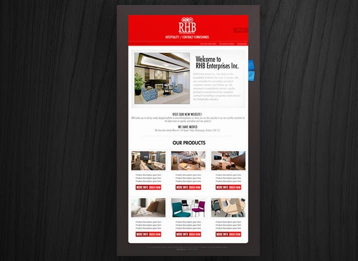 Rhb Landing Email template
