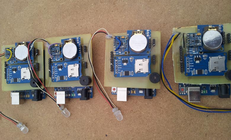 Arduino+RTC+MPU6050+HMC5883l+LM35 data logger