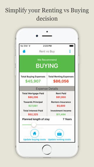 iOS App : LendingTree Mortgage Calculator