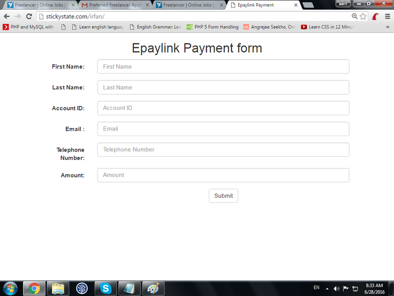Epaylink chinise payment gateway in php