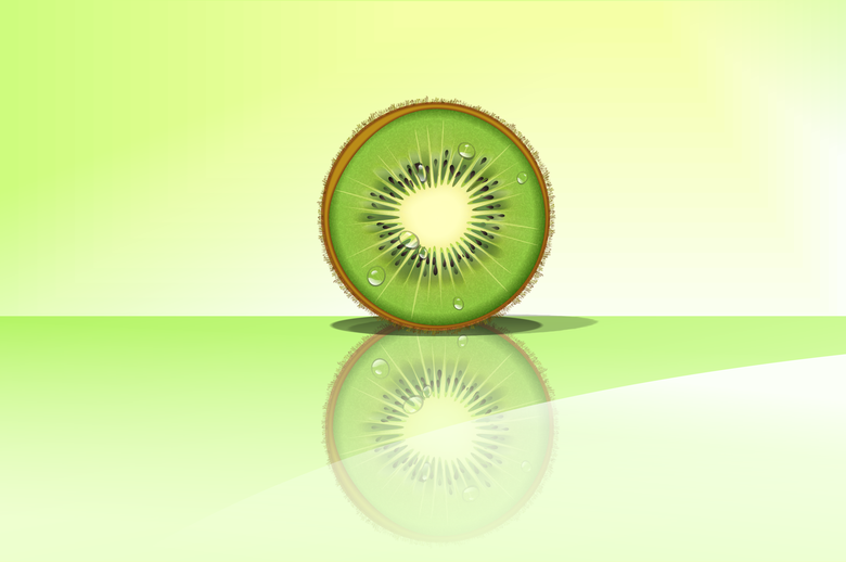 Vector fruits - Kiwi