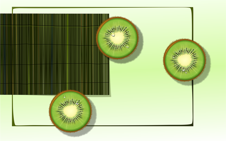 Vector fruits - Kiwi