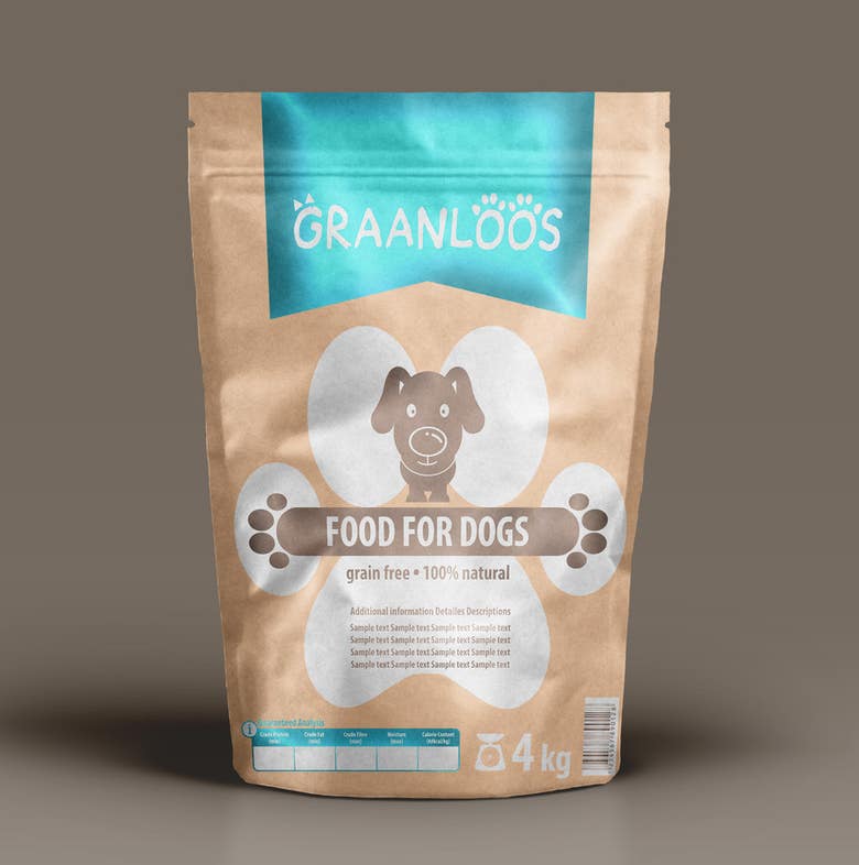 Packing design for Pets food