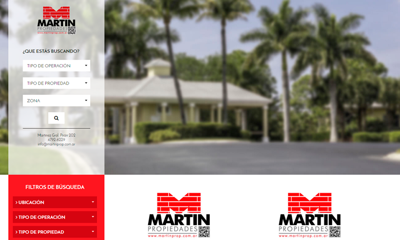 MARTIN PROPIEDADES - web for real estate management