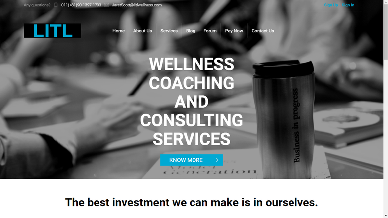 Consulting Business Website