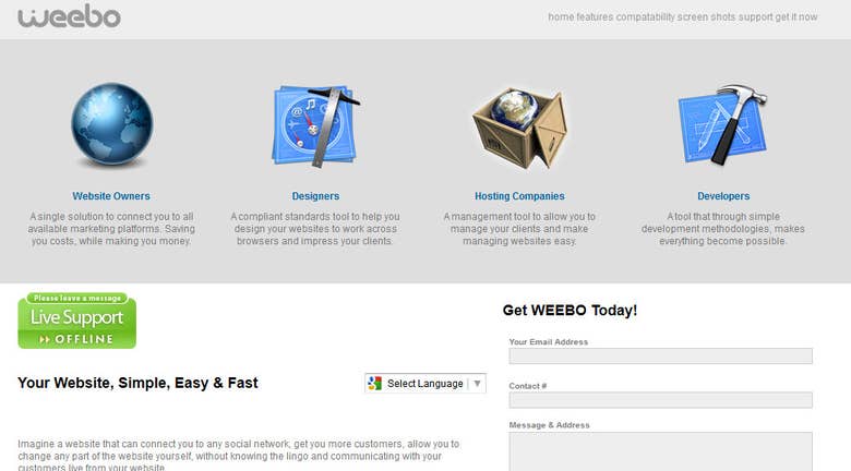 Weebo Content Management System