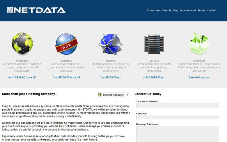 NETDATA Website