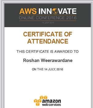 AWS Innovate online conference