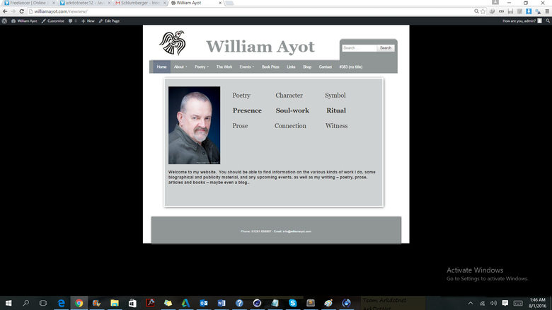 william ayot poetry website