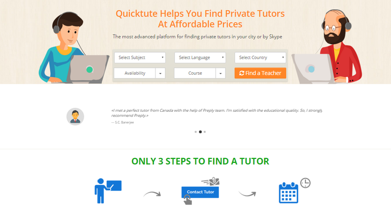 Online Exam, Tutorial, and Skype lesson tutorial booking