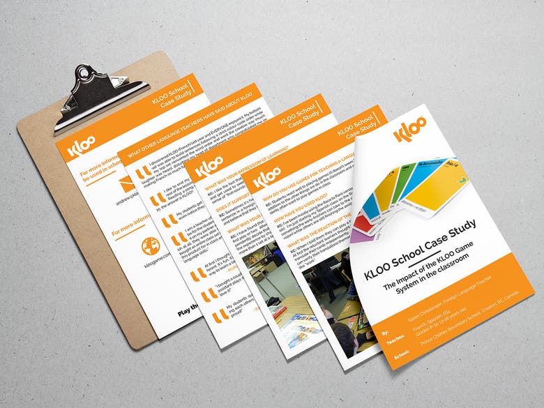 KLOO brochure design