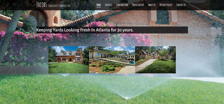Landscape Company website