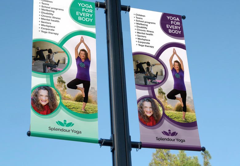 Banner design - Splendour Yoga