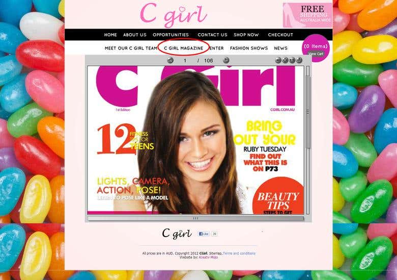 C Girl | Wordpress project