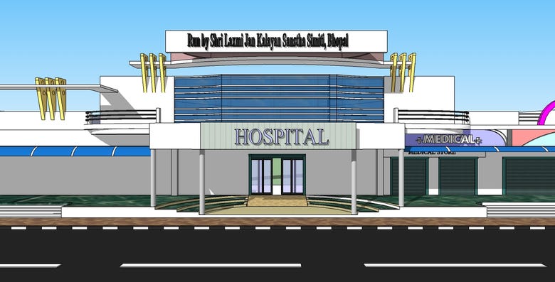 HOSPITAL ATTACHED WITH NURSING COLLEGE, SATNA, MP, INDIA