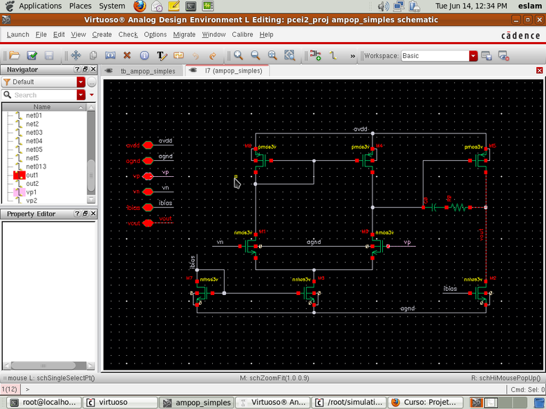 Simple 2-stage OpAmp