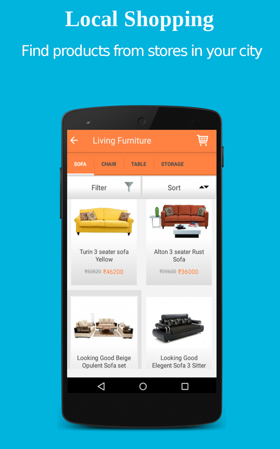 Android: Furniture eCommerce app