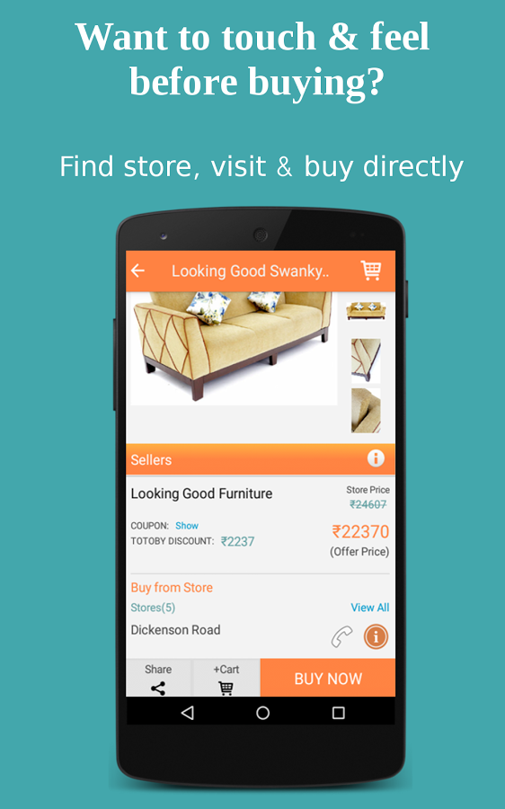 Android: Furniture eCommerce app
