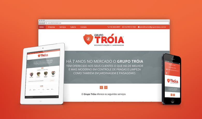 Grupo Tróia - Website