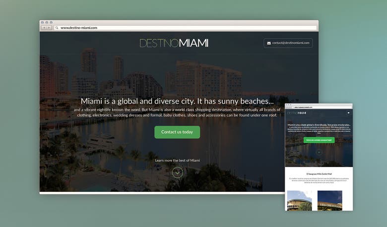 Destino Miami - Website