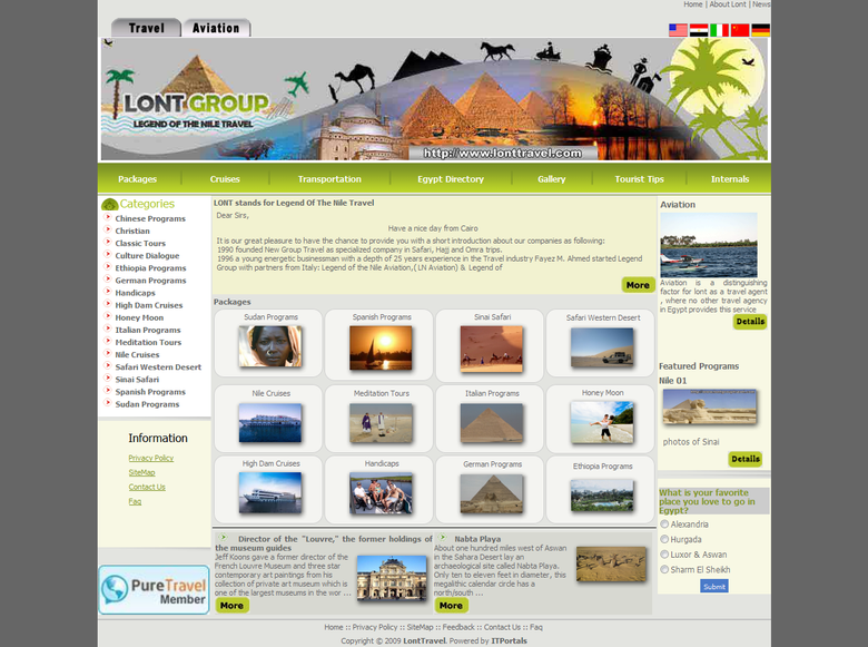 Tourism Website