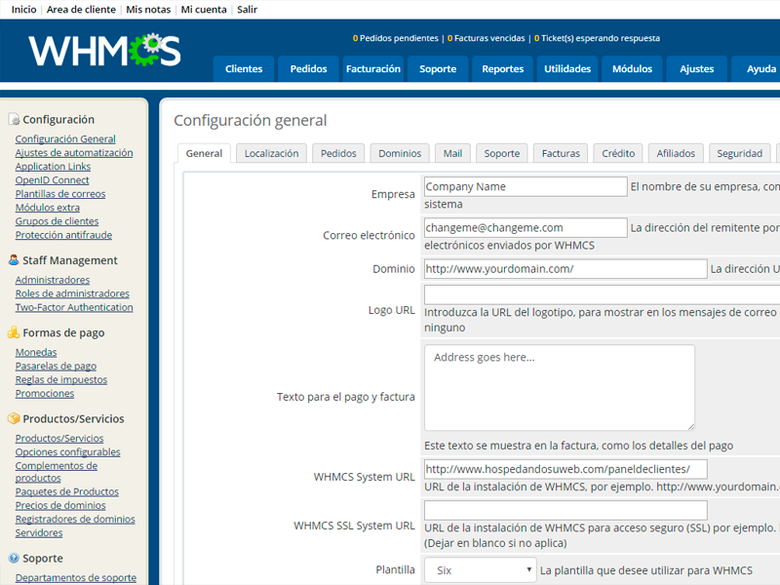 configure dedicated server with plesk and whmcs