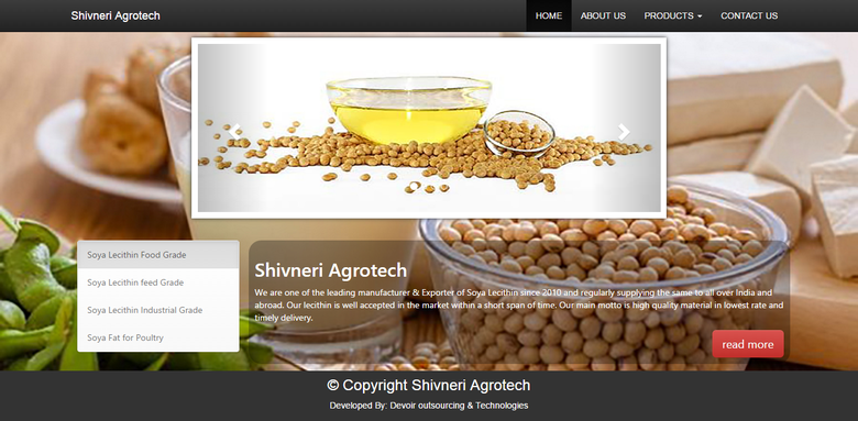 Website Design for agrotech